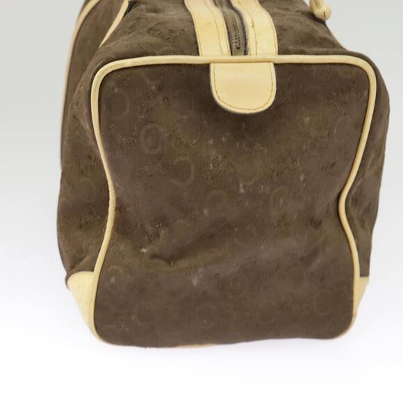 CELINE C Saluki Hand Bag Canvas Brown - Picture 5 of 12